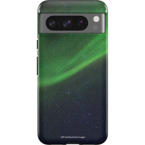 StockTrek Aurora Borealis Dances Above the Arctic Ocean Pixel Cases